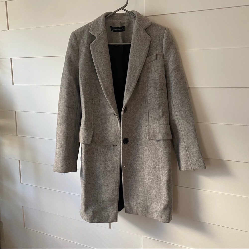 Zara grey coat